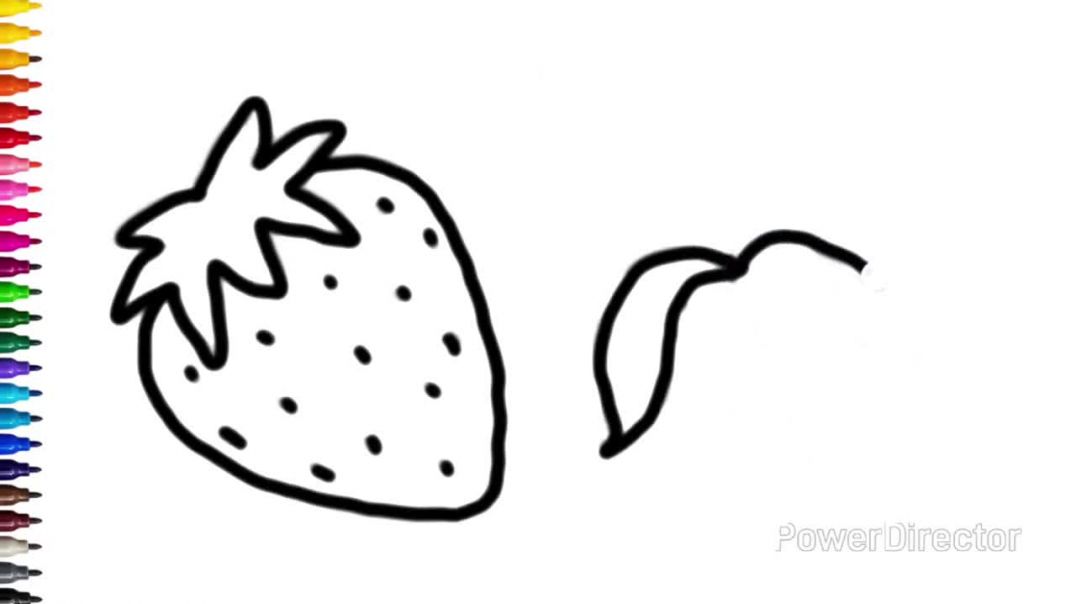 РИСУЕМ БАНАН И КЛУБНИЧКУ