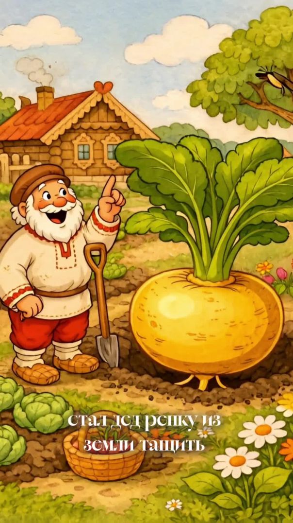 Репка — как все тянули репку