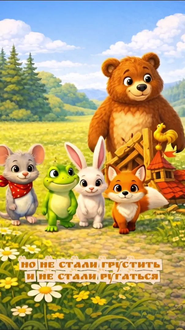 Медведь сломал Теремок 🐻🏠😲 | Новый дом