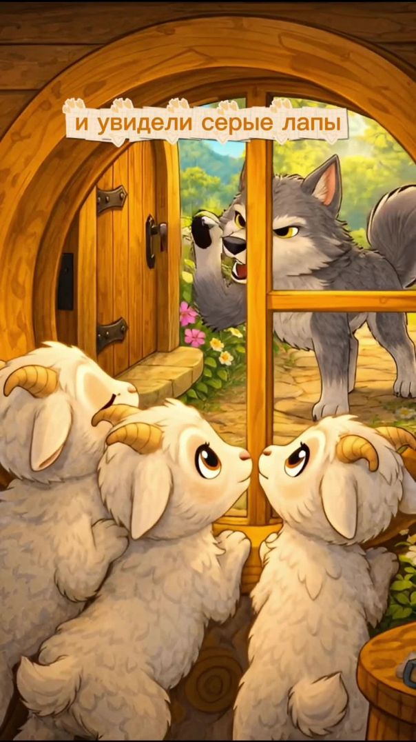 Козлята не заметили подвох волка 🐺