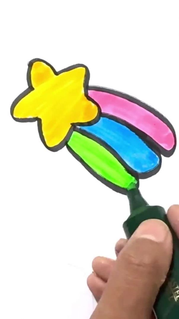 РИСУЕМ ПАДАЮЩУЮ ЗВЕЗДУ