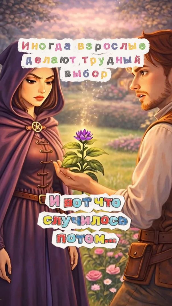 Рапунцель — Опасная сделка с волшебницей 😱 | Сказка для детей