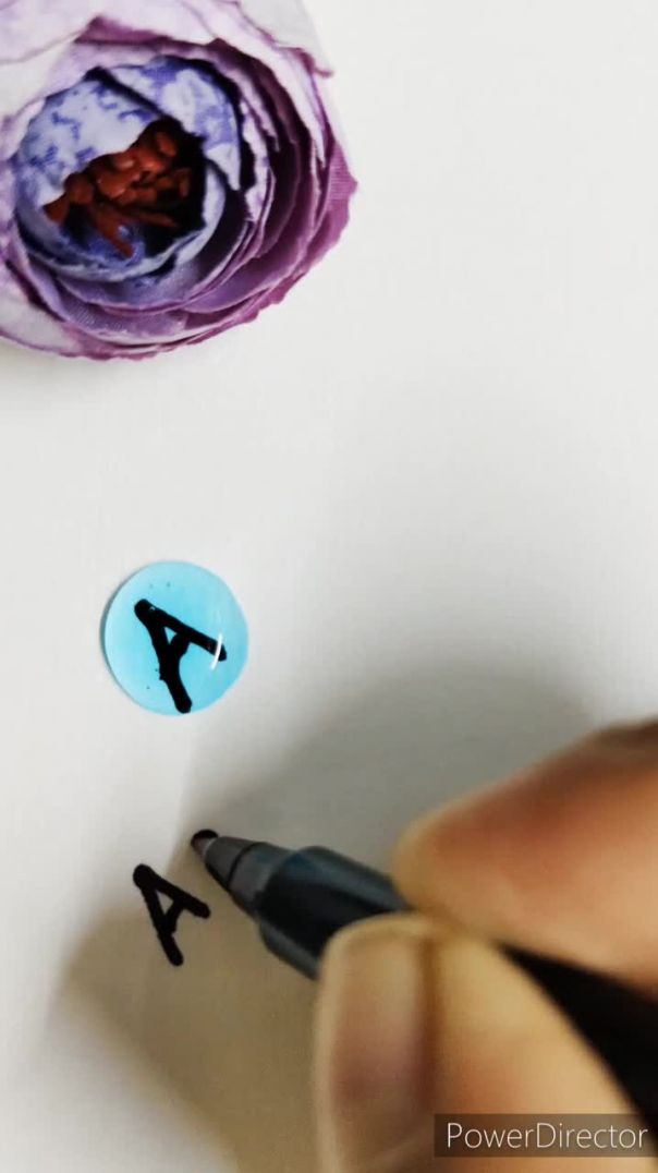 РИСУЕМ БУКВУ "А" В ПУЗЫРЬКЕ