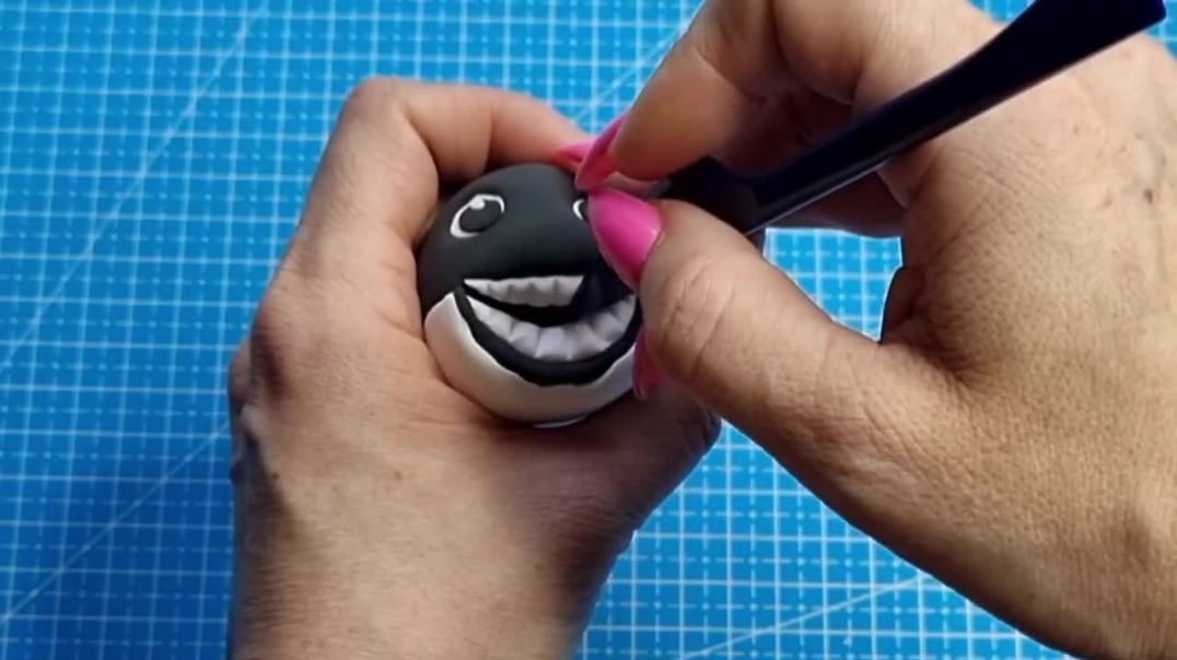 МОРСКИЕ ОБИТАТЕЛИ. 🌟ЛЕПИМ КАСАТКУ УЛЫБАШКУ из воздушного пластилина. 🦈