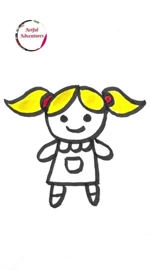 РИСУЕМ КУКЛУ