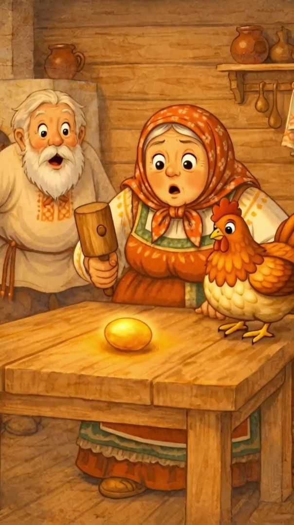 🐔 Курочка Ряба — Золотое яйцо и настоящая доброта | Сказка для детей