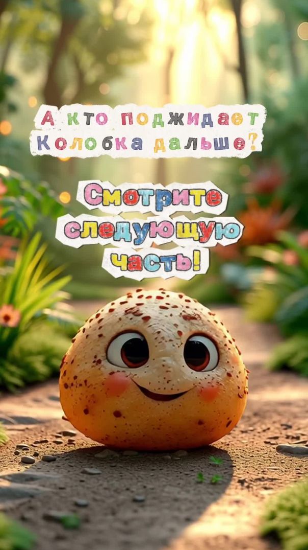 🐺 Колобок и Волк — хитрый разговор!