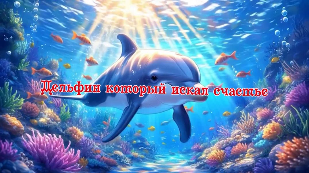 ⁣Дельфин, который искал счастье 🐬💝 Сказка 📚