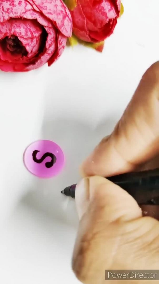 РИСУЕМ БУКВУ S В ПУЗЫРЬКЕ