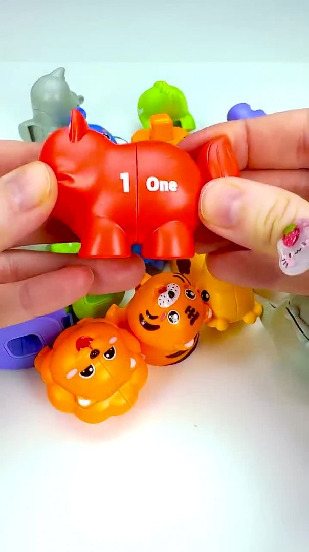 Животные и цифры для малышей