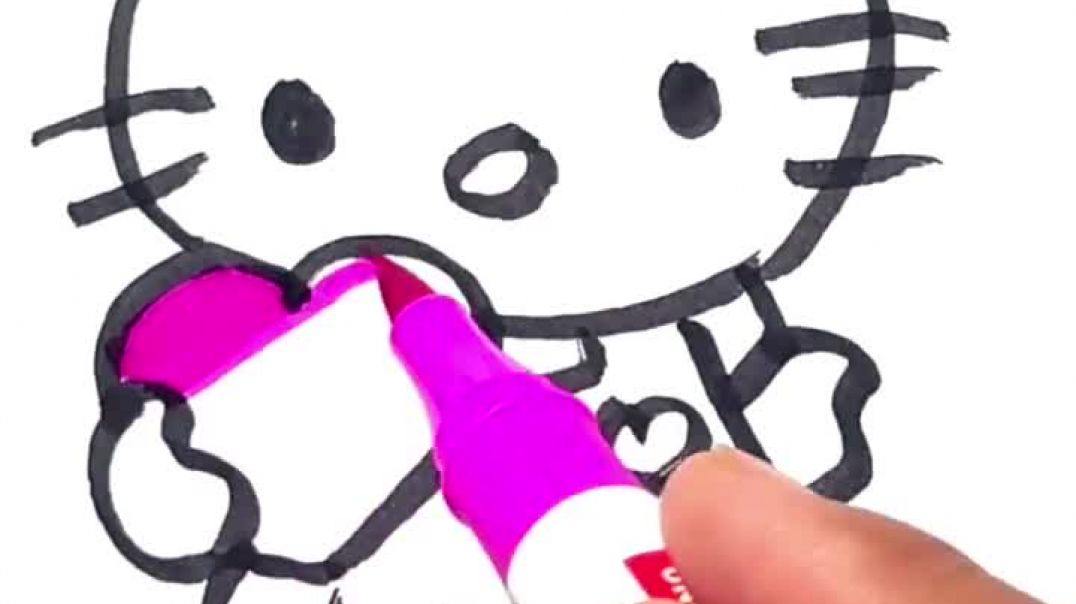 ⁣РИСУЕМ Hello Kitty