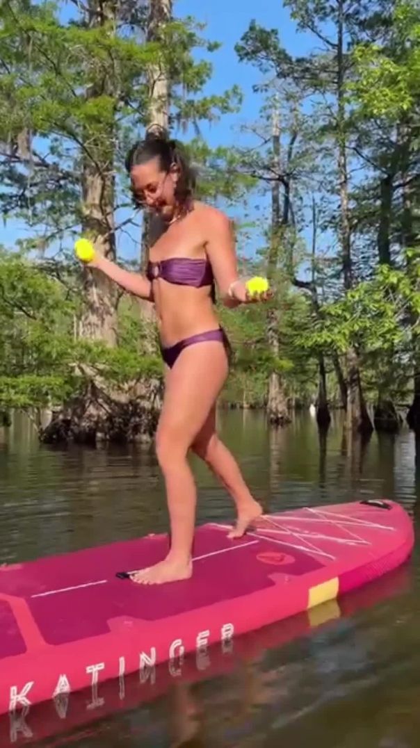 Водные виды спорта, жонглирование на саппборде