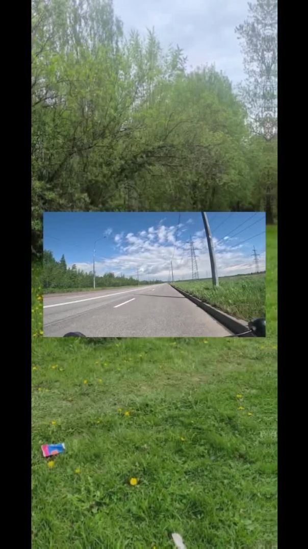 Тренировка / путешествие на велосипеде и песня на стихи Сергея Есенина