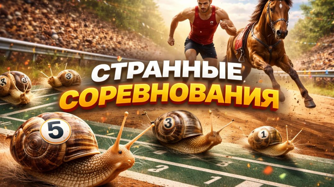 Как быстро ползают улитки: Топ-10 самых странных соревнований в мире