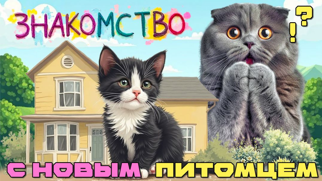 🐈 Знакомство с новым питомцем