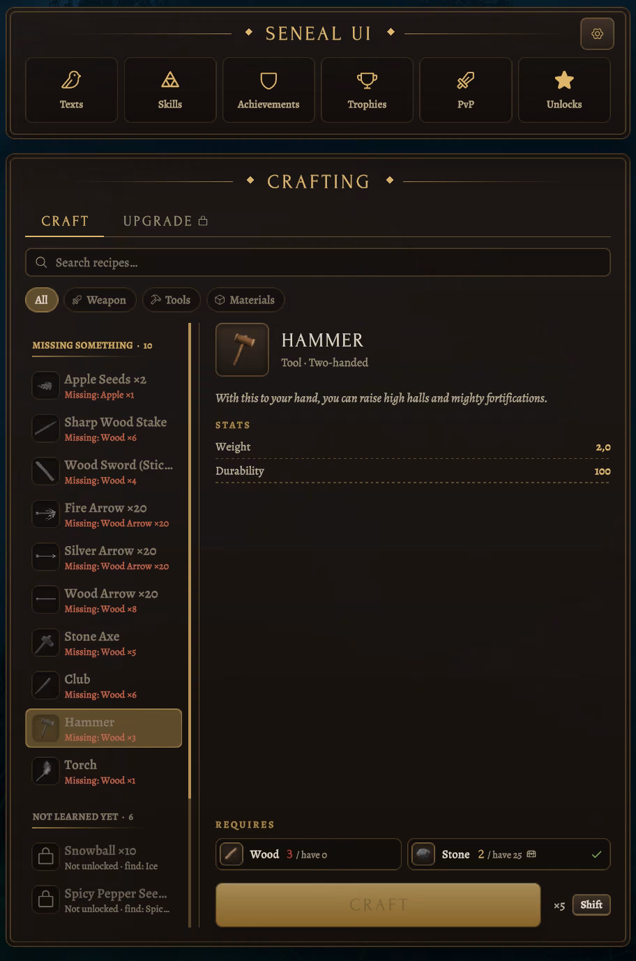 Crafting