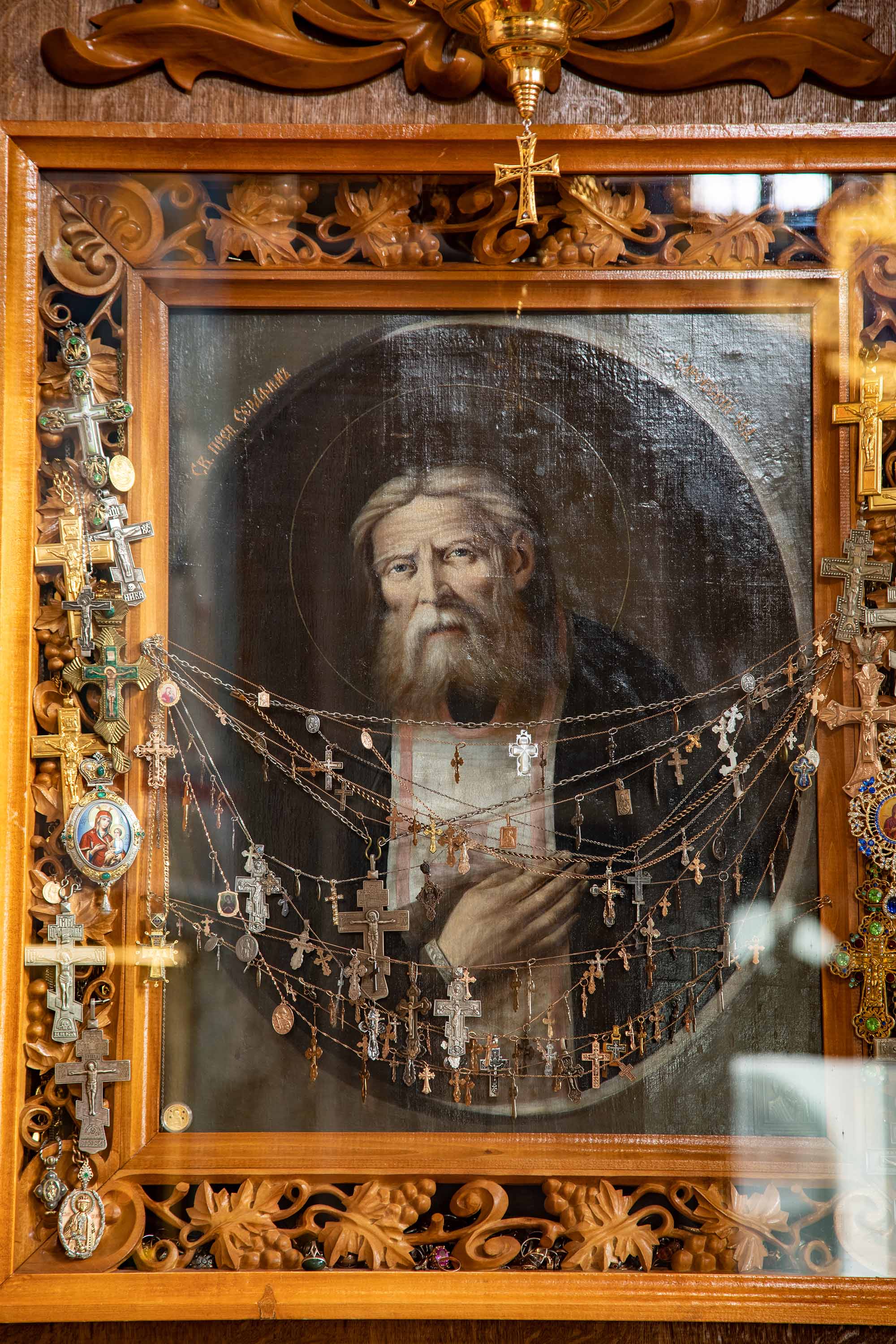 Икона преподобного Серафима Саровского 