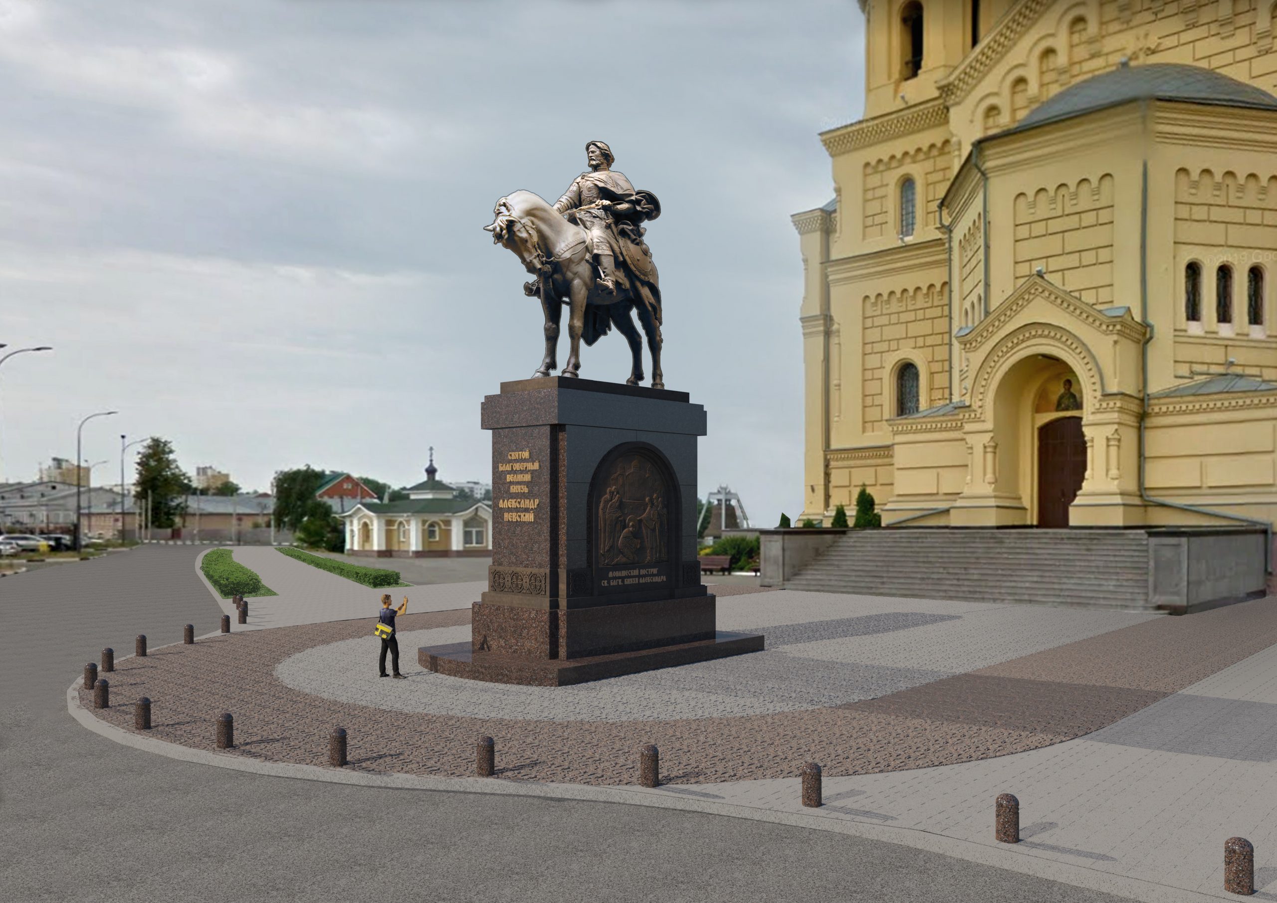 По какому адресу находится памятник. Памятник Александру Невскому в Нижнем Новгороде. Памятник Александру Невскому в Нижнем Новгороде 2021.