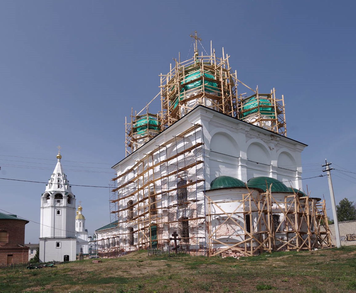 В Арзамасе продолжается реставрация Преображенского собора 