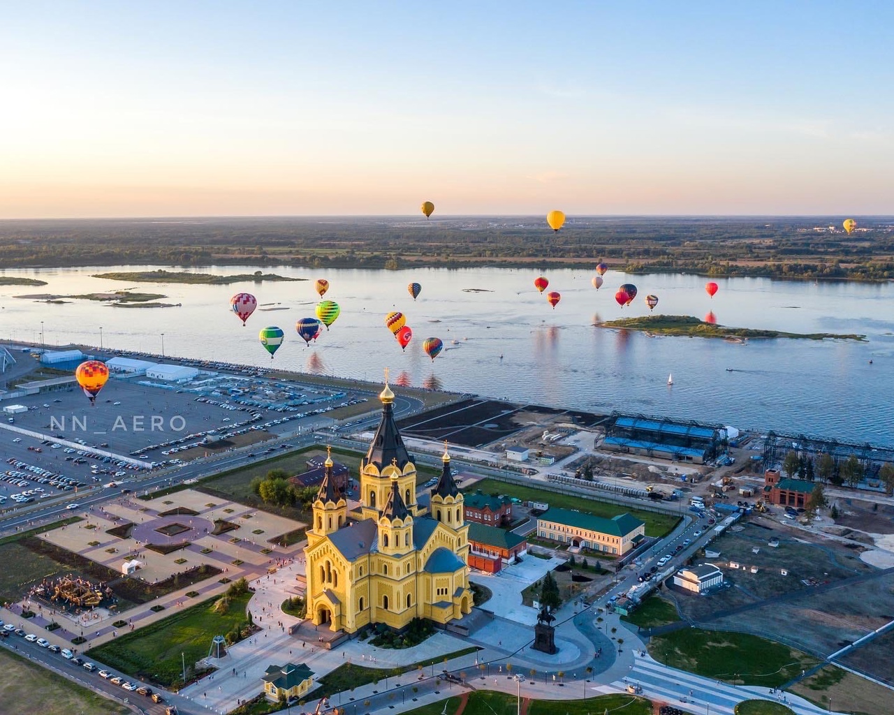 Фестиваль тепловых аэростатов «Приволжская фиеста» продлится в Нижнем Новгороде до 20 августа