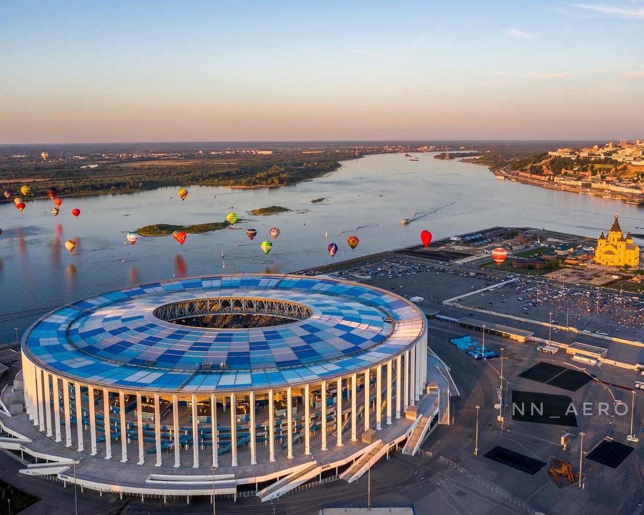 Воздушные шары в Нижнем Новгороде фестиваль 2022