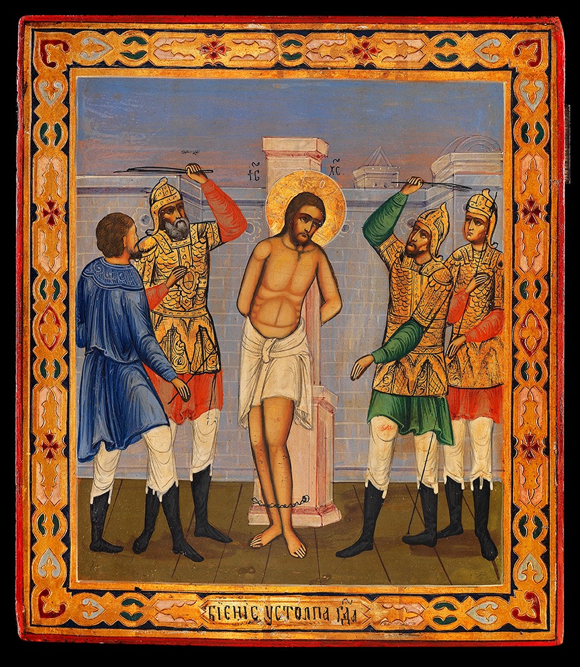 Икона Спасителя «Бичевание у столпа Господа нашего Иисуса Христа»