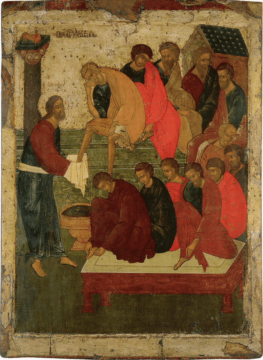 Икона Спасителя «Омовение ног»