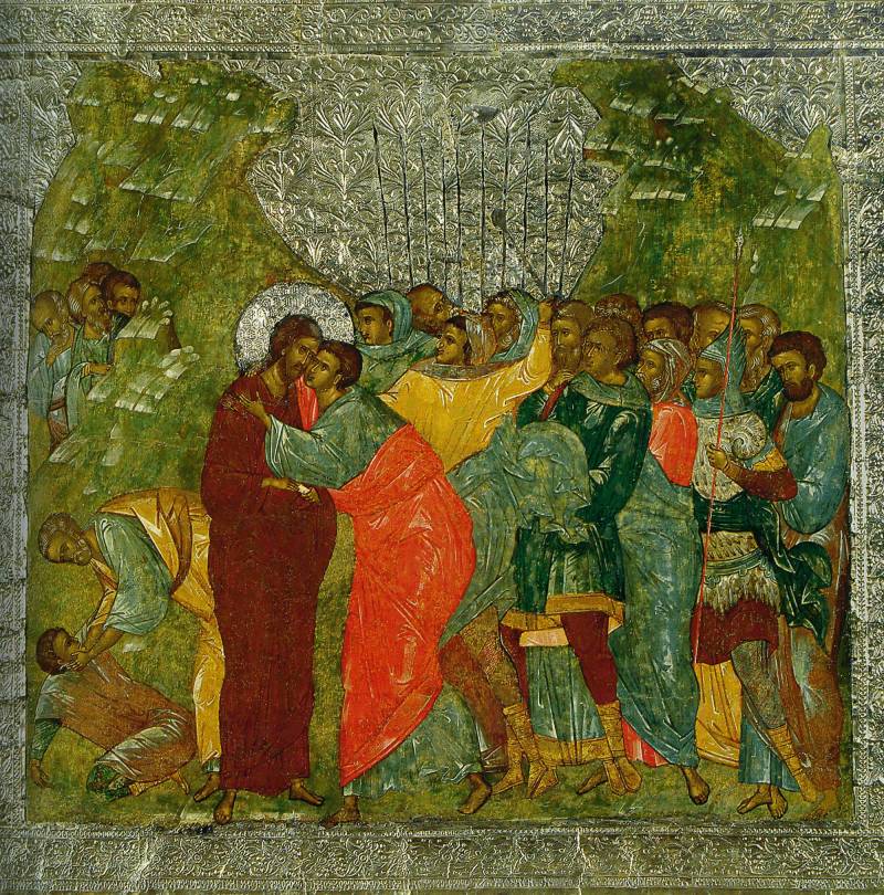 Икона Спасителя «Поцелуй Иуды»