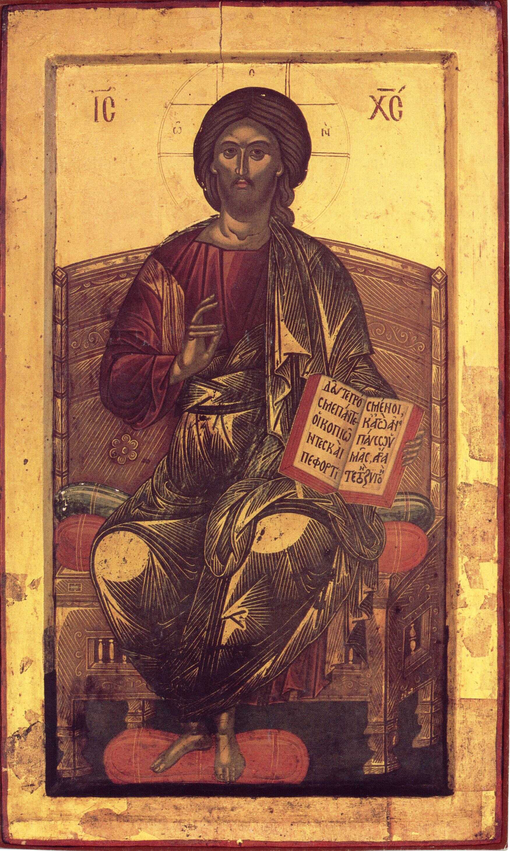 Икона Спасителя «Спас на престоле»