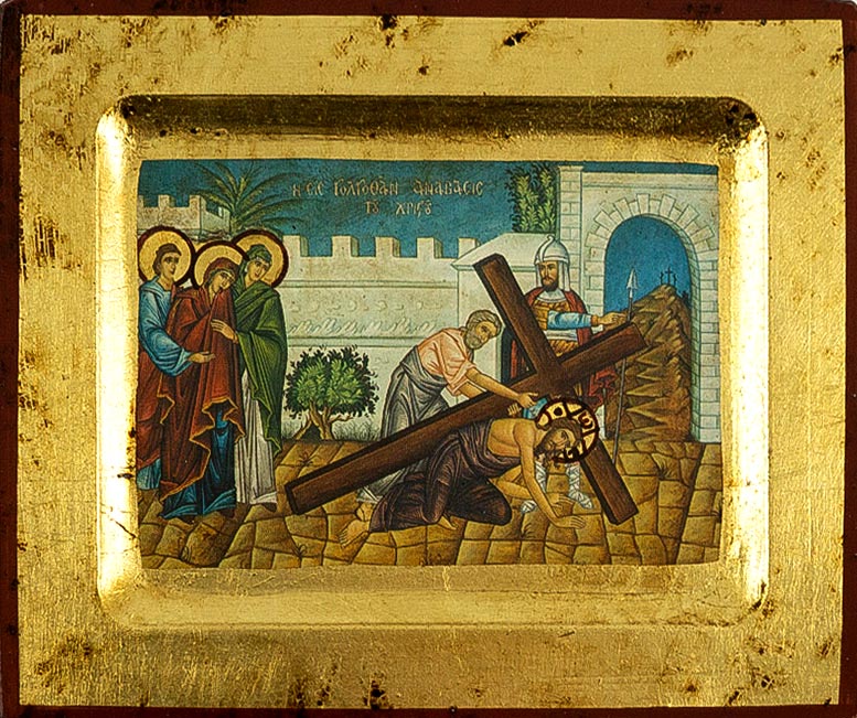 Икона Спасителя «Ведение ко Кресту»