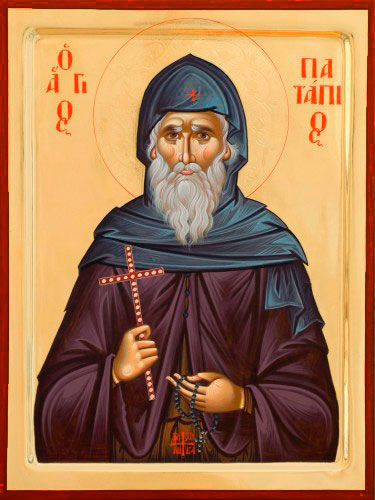 Преподобный Пата́пий Фивский, Константинопольский