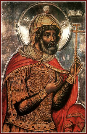 Мученик Ло́нгин Сотник, Каппадокийский (иже при Кресте Господнем)