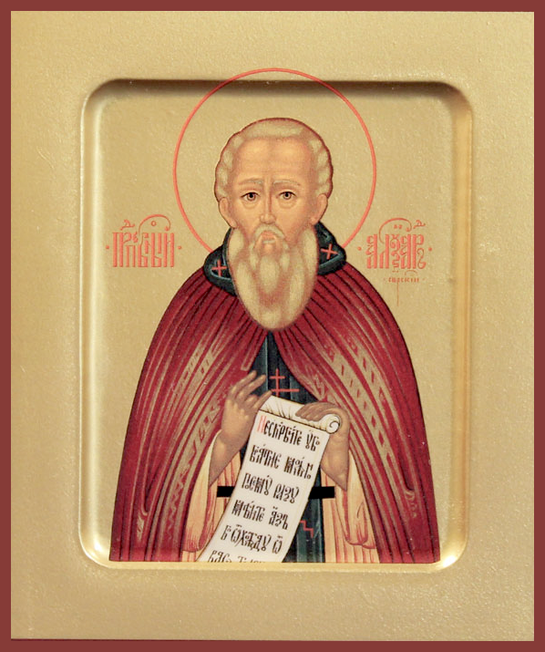 Преподобный Алекса́ндр Свирский, игумен