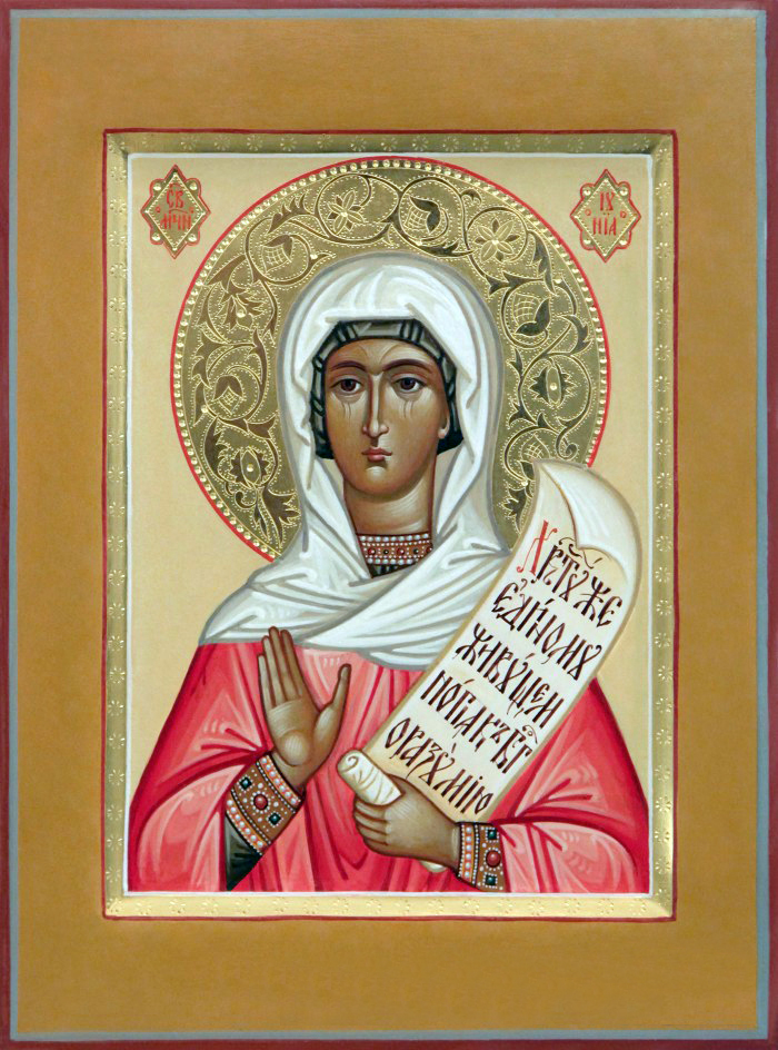 Иконы святых женщин в православии фото и название