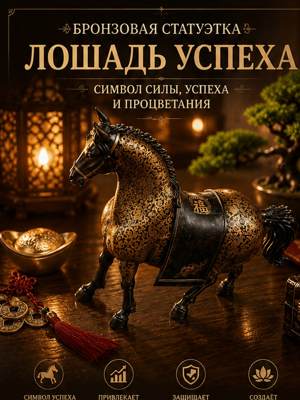 Бронзовая статуэтка «Лошадь Успеха»