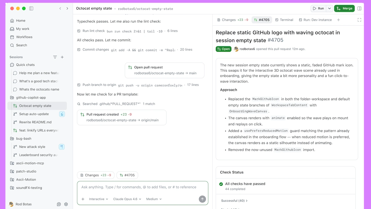 GitHub выпустил десктопный Copilot: агент сам закрывает pull request