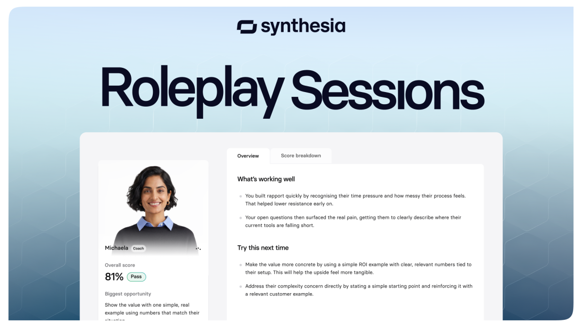 Synthesia научила AI-аватаров спорить с сотрудниками — чтобы те учились разговаривать с людьми