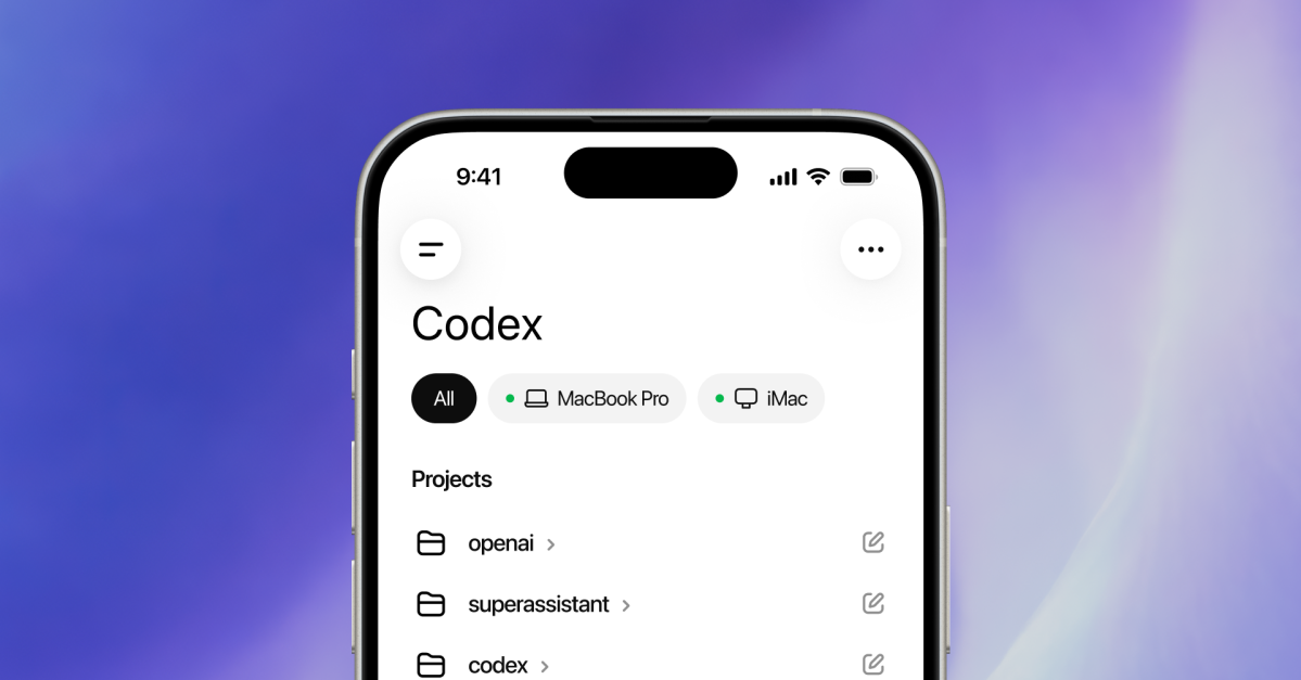 Codex вышел на смартфон: управляйте ИИ-разработчиком прямо с телефона