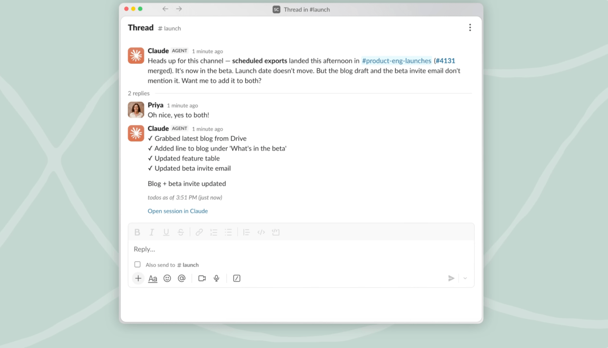 Anthropic запустила «коллегу» в Slack: Claude теперь сам следит за чатами и подключается к разговорам