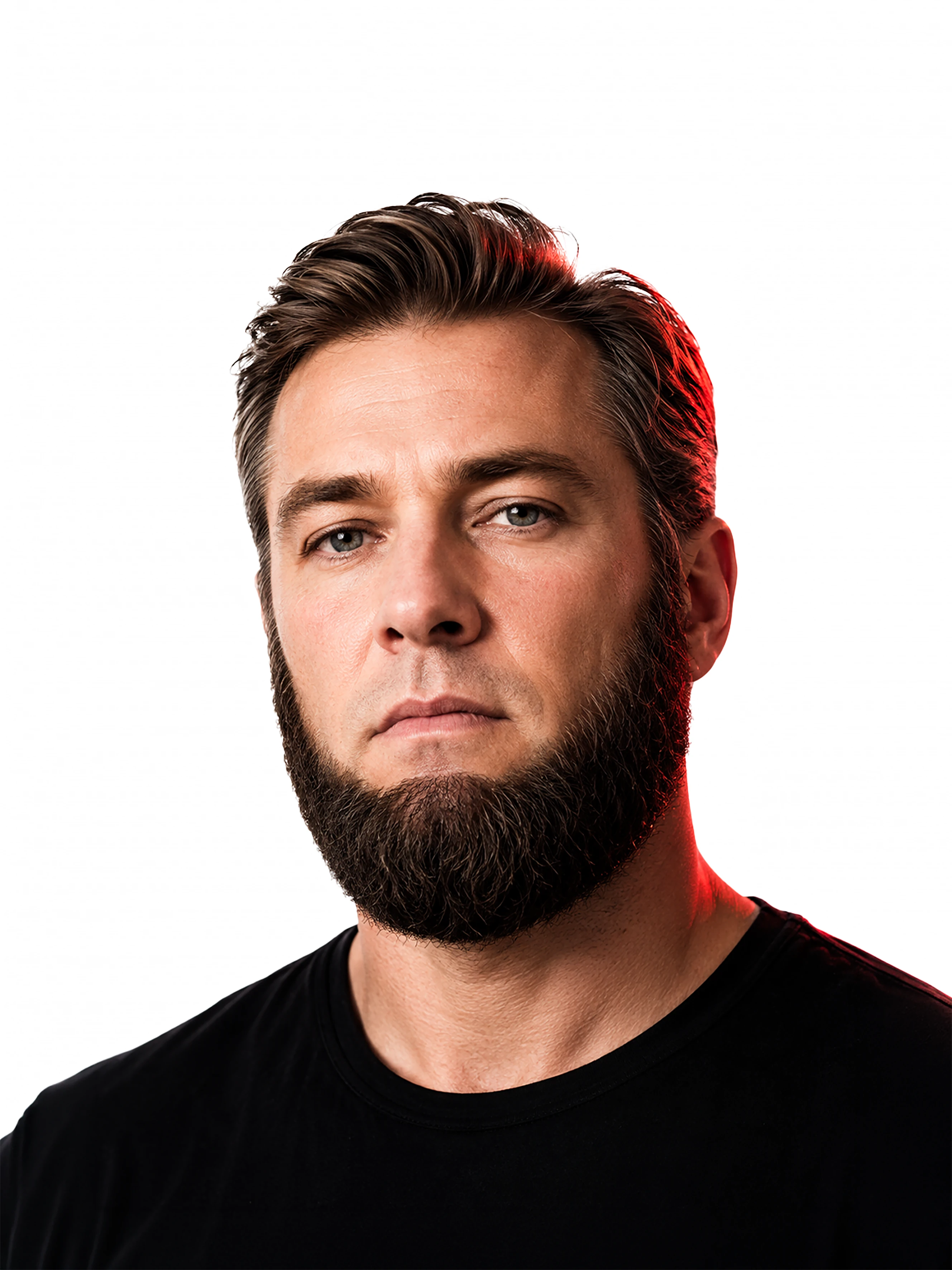 Борода Линкольна / Lincoln Beard / Scottish Beard, пример оформления в каталоге Shaver Family