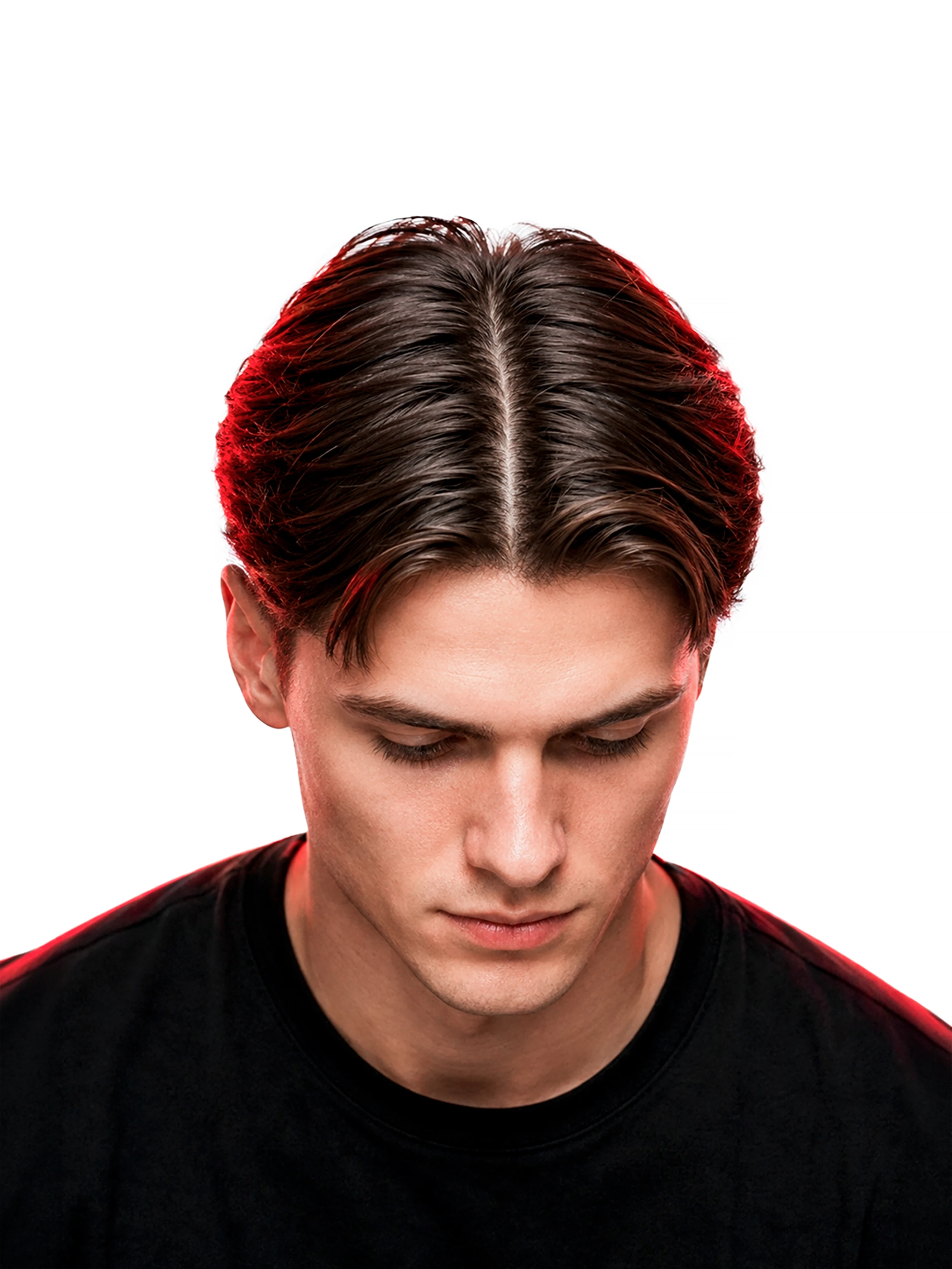 Центральный пробор / Middle Part, элемент мужской стрижки Shaver Family