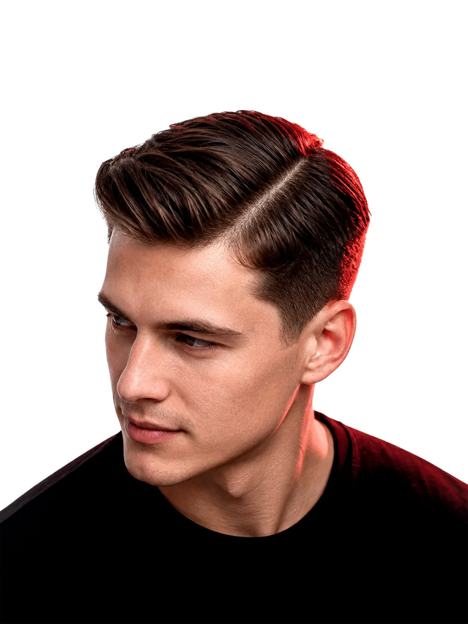 Боковой пробор / Side Part, элемент мужской стрижки Shaver Family