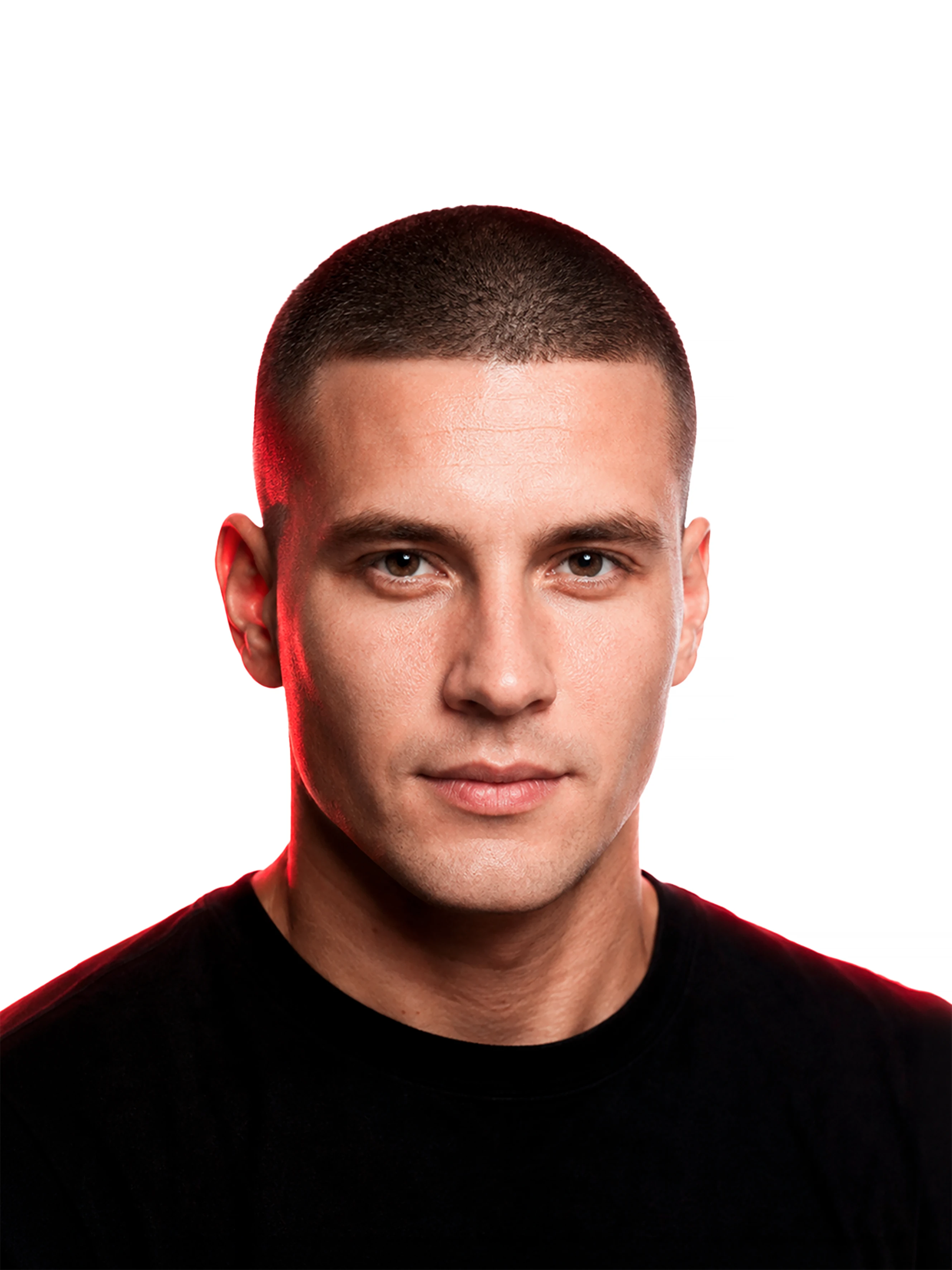 Базз-кат / Buzz Cut, пример мужской стрижки для интерактивного каталога Shaver Family
