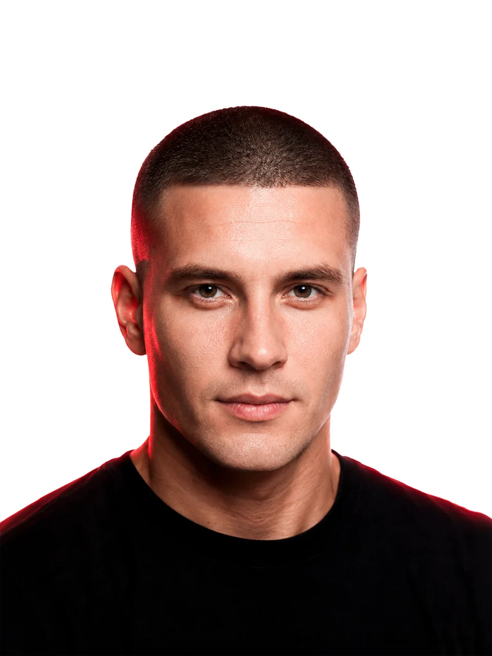 Базз-кат / Buzz Cut, пример мужской стрижки для интерактивного каталога Shaver Family