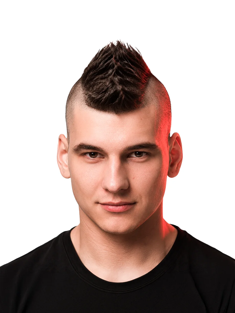 Ирокез / Mohawk, пример мужской стрижки для интерактивного каталога Shaver Family