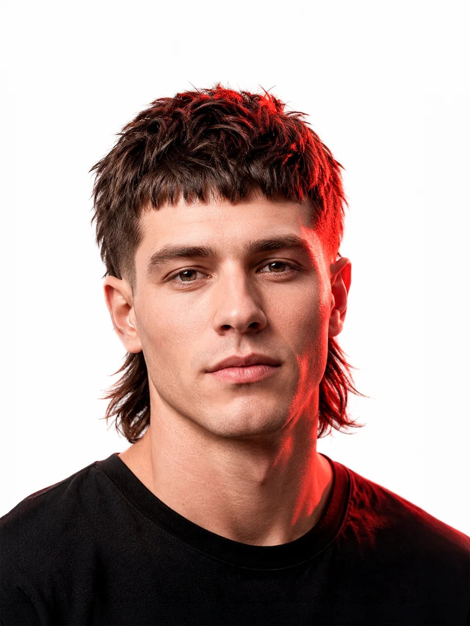Маллет / Mullet, пример мужской стрижки для интерактивного каталога Shaver Family