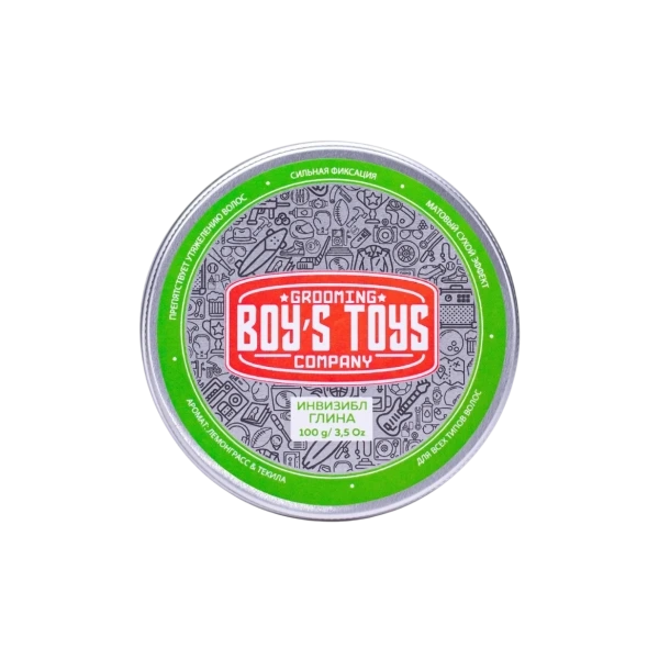 BOY’S TOYS Матовая глина Invisible Clay