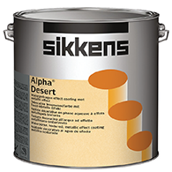 Sikkens Alpha Desert декоративное покрытие для стен с текстурным металлизированным эффектом