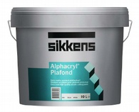 Sikkens Alphacryl Plafond глубокоматовая краска для стен и потолков