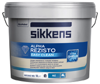 Sikkens Alpha Rezisto Easy Clean глубокоматовая краска для внутренних работ